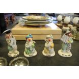 4 Beswick Clown Figures