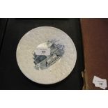 19th C Moses Staffordshire Saucer - Exhibition of 1851