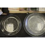 Large Moulded Glass Plates with Corn & Maize Design