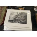 14 x Large Turner Engravings c1860 Myths etc