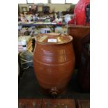 Stoneware barrel