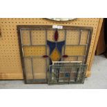 Various stained glass panels