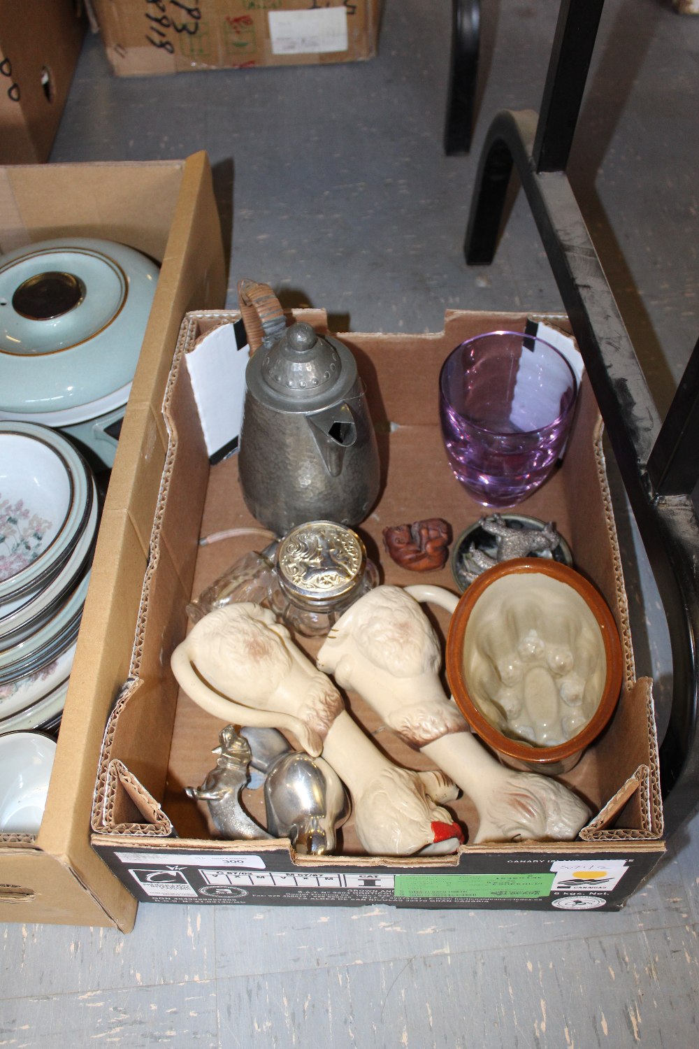 Unity Pewter Jug and Miscellaneous Sundries