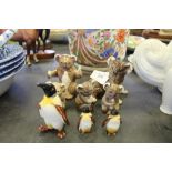 5 Beswick Koalas (1 A/F) & 3 Penguins