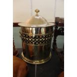 Brass Coal Bin