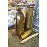 Navy Shell & Brass Case, Brass Shell Case, WWII 18lb Timer