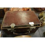 Leather Doctors Case - Locks stamped "The Exchange, Thomas Keane & Son"