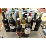 Nine bottles of various Red Wine including Graves