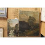 2 x 19th Century Unframed Oil on Canvas - ? R. Moore