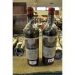Two 75cl bottles of Chateau Smith Lafite Martillac 1929, Chateau bottled, ullage at top shoulder and