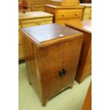 Record Cabinet Containing Mixed Old Vinyl