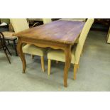 Large Oak French Dining Table