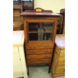 Edwardian glazed cabinet