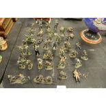 Quantity of Hand-painted Lead 'Front Line' Soldier Figures
