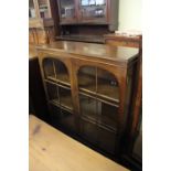 Walnut 2 Door Display Cabinet