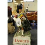 Dewars Scotch Whisky Pipe Major composite advertising figure