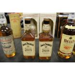 2 bottles of Jack Daniel's Tennessee Honey whiskey 70cl 35%