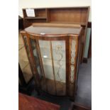 1930's walnut Glazed china cabinet