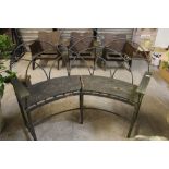 Wrought Iron Garden Bench