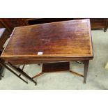 Edwardian Mahogany Card Table