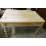 Pine 2 Drawer Kitchen Table