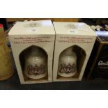 Two Bells HRH Prince Charles and Lady Diana Spencer whisky decanters