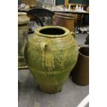 Pottery Garden Urn of "Grecian Design" (A/F)