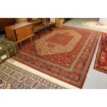Machine Made Carpet of Meshad Design
