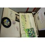 Folio of Unframed Watercolours & Prints