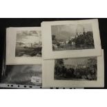 Set of Engravings by W Miller of Northern Scenes published by Fisher, Son and Co, London 1832