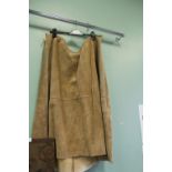 Beige Suede Skirt - Size L by Essence