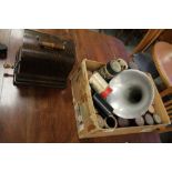 Edison Gem Phonograph, with Horn and 35 Cylinders