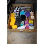 Box of car care products