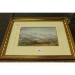 Thomas Richard Hofland (1816-1876) - Watercolour - 'Keswick & Derwent on the Road to Kendal', 19cm x