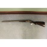 Forehand and Wadsworth 12 bore side by side shotgun (515), sold as non-shooting SHOTGUN