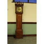 18th Century mahogany cased 30hr longcase clock by John Porthouse, Penrith, the brass dial with