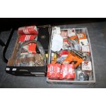 Two boxes of brake parts and filters