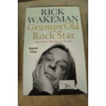 Wakeman [Rick] - Grumpy Old Rock Star, signed first edition 2008, hardback with dustwrapper