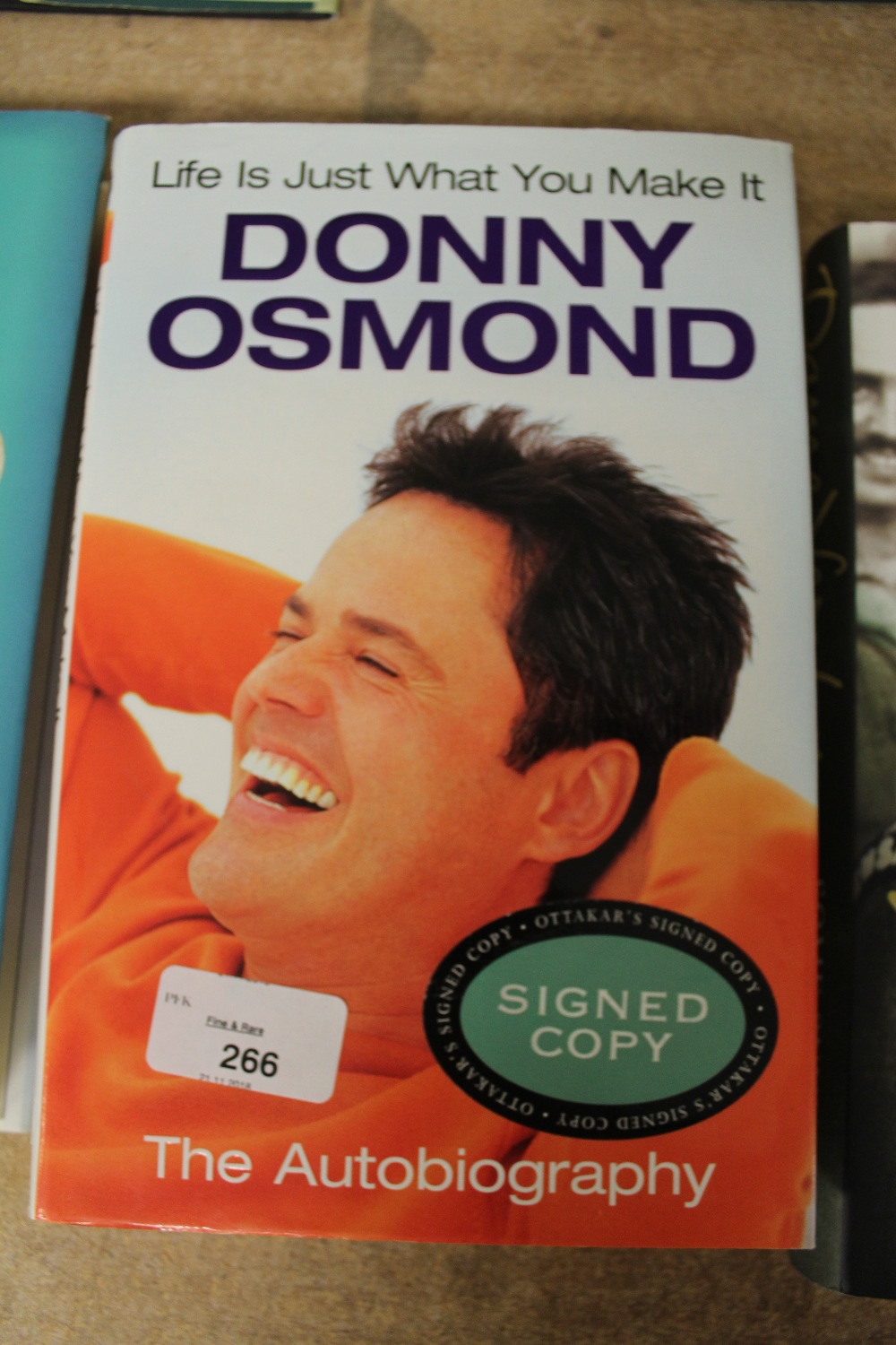 Osmond [Donny] - Life Is Just What You Make It, signed first edition, 2005, hardback with