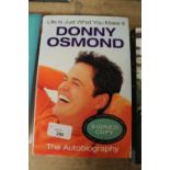 Osmond [Donny] - Life Is Just What You Make It, signed first edition, 2005, hardback with