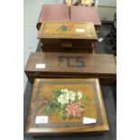 Two Sorrento Ware Jewellery Boxes & Two Other Boxes