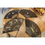 Various Victorian Fans