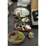 5 items of Border Fine Arts & Crown Staffordshire mouse