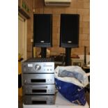 Devon Stacking Music System and Tannoy Speakers