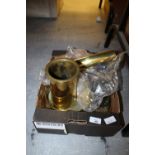 Box of Brass wares