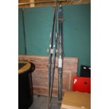 2 Pairs of Vintage Wooden Skis