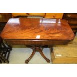 George IV Mahogany Tea Table