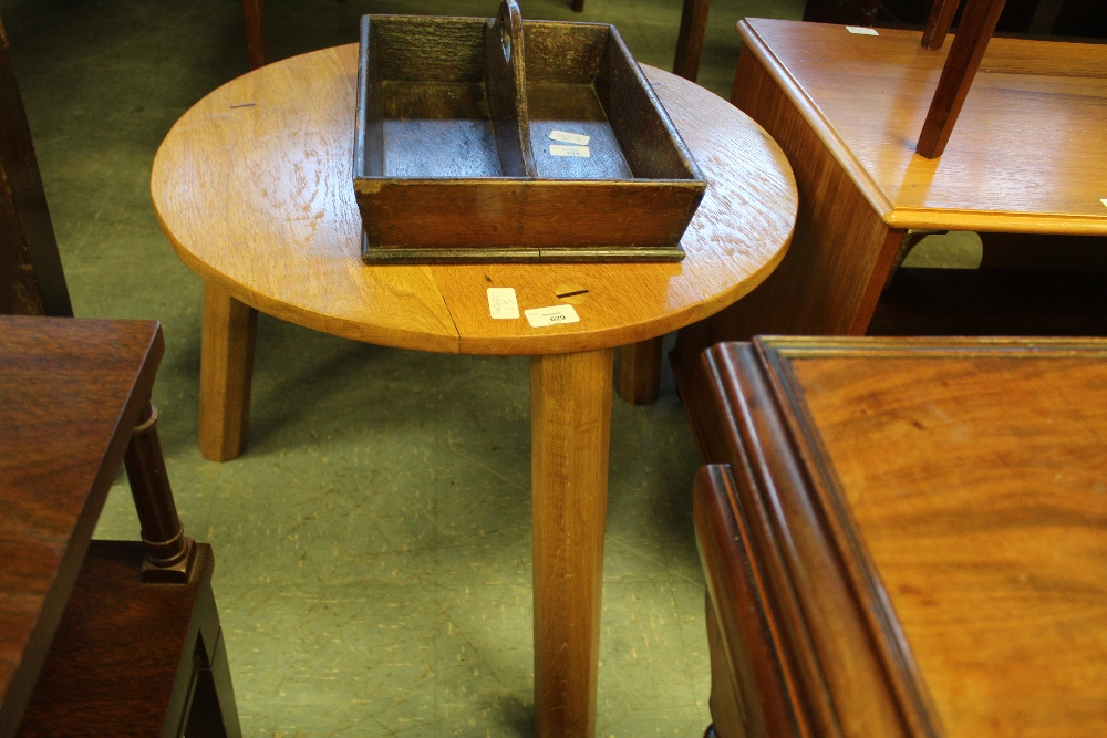 Oak Cricket Table