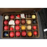 Boxed Crystalate Snooker Balls