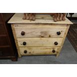 Stripped Pine Chest of Drawers